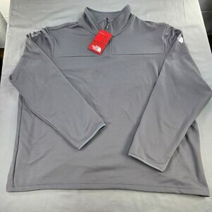 The North Face Aim 1/4 Zip Pullover Jacket Fleece Smoked Pearl 3XL‎ NWT